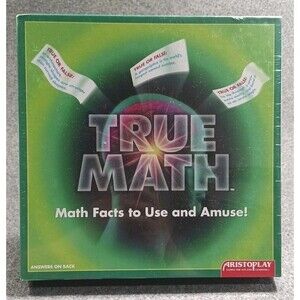 Aristoplay True Math board game "Math Facts to Use and Amuse!" Educational Game